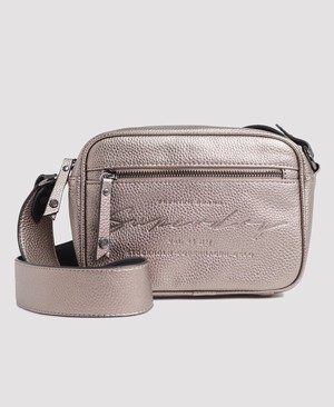 Superdry Delwen Chunky Strap Cross Body Női Táska Arany | SYDTJ0296